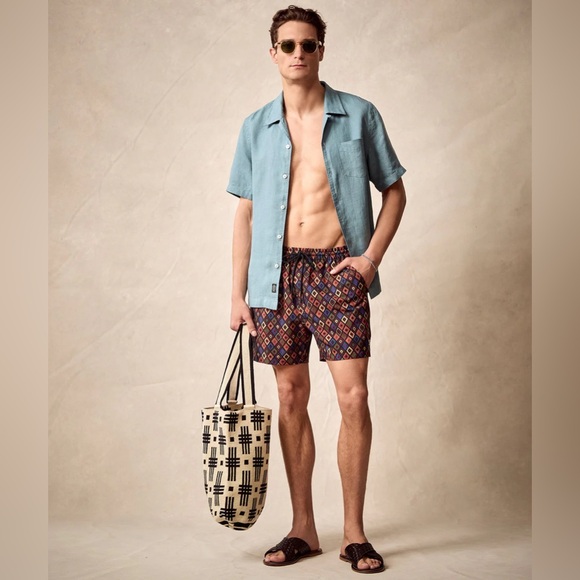 NWT Todd Snyder Irish Linen Camp Collar Shirt - Picture 2 of 6